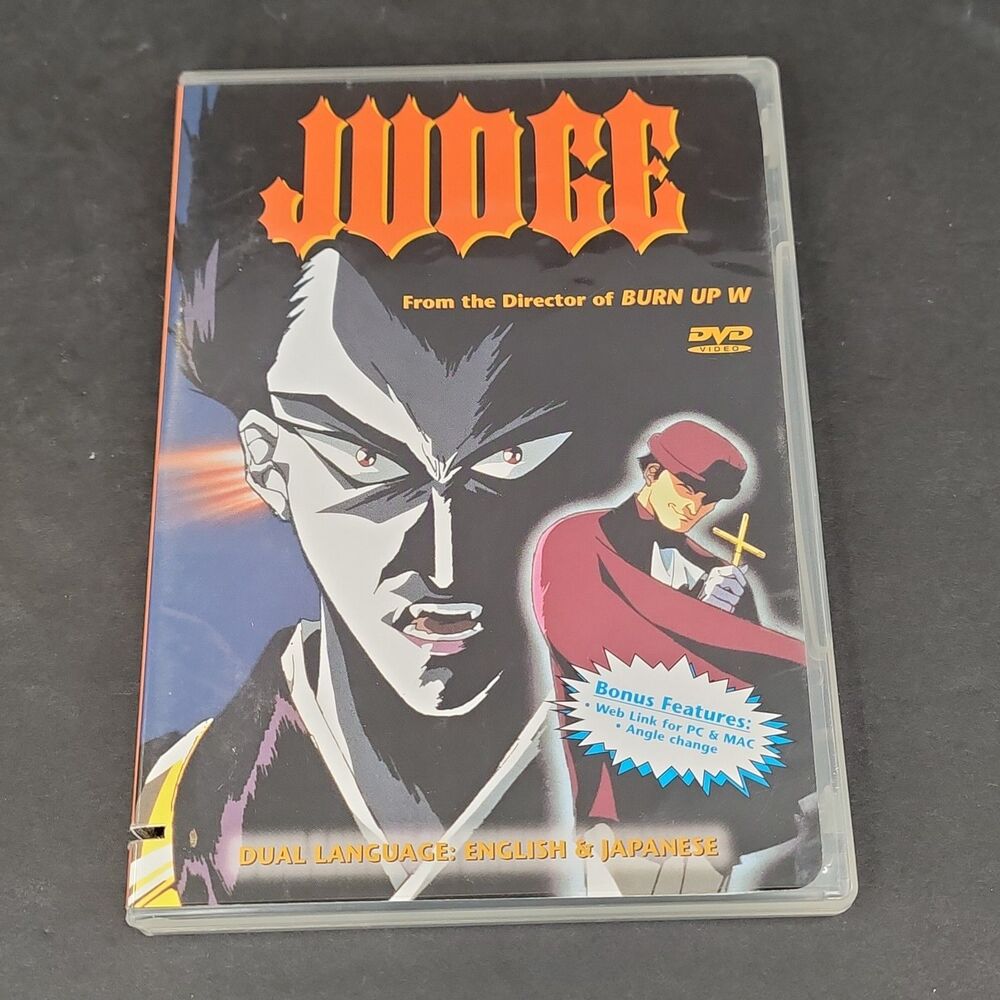 Judge DVD Anime Movie From The Director of Burn Up W English Japanese Audio